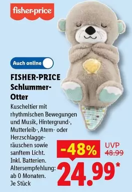 Fisher Price - FISHER-PRICE Schlummer-Otter Kuscheltier