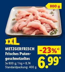 Frisches Puten-geschnetzeltes