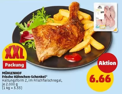 Frische Hähnchen-Schenkel