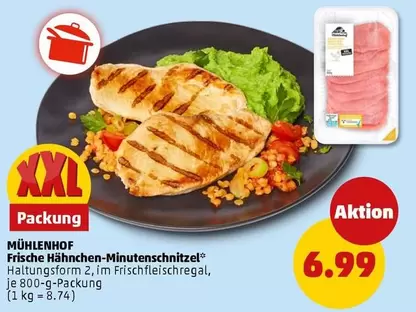 Frische Hähnchen-Minutenschnitzel