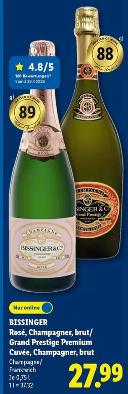 Master - Rosé, Grand Prestige Premium Cuvée, Champagne, brut