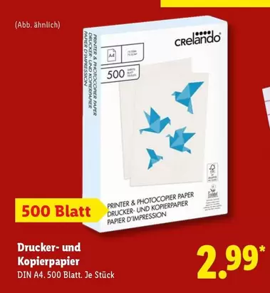 Drucker- und Kopierpapier