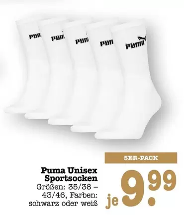 Puma - Unisex Sportsocken