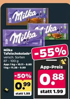 Milka - TafelSchokolade
