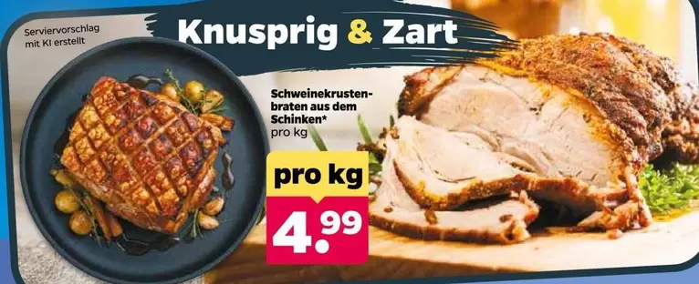 Schweinemusterbraten aus dem Schinken