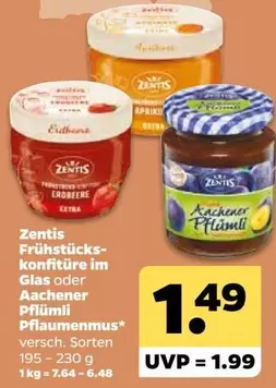 Frühstücks-Konfitüre im Glas oder Aachener Pflaumenmüsli