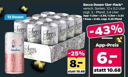 Ace - Secco Dosen 12er-Pack