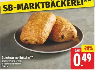 Schokocreme-Brötchen