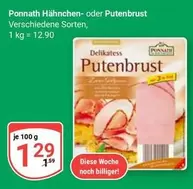 Hähnchen- oder Putenbrust