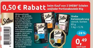 Sheba - Katzennahrung
