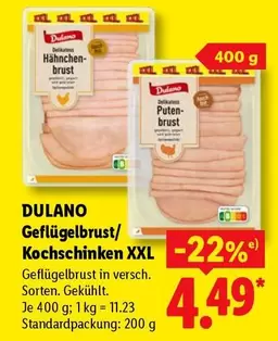 Geflügelbrust/Kochschinken XXL
