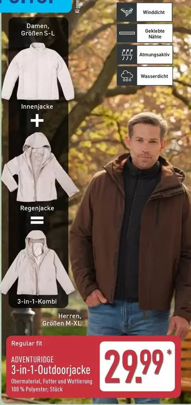 3-in-1-Outdoorjacke
