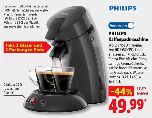 Philips - Kaffeepadmaschine