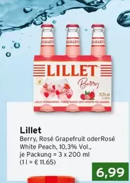 Lillet Berry, Rosé Grapefruit oder Rosé White Peach