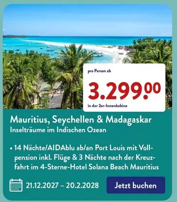 Mauritius, Seychellen & Madagaskar