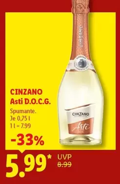 Cinzano - Asti D.O.C.G. Spumante