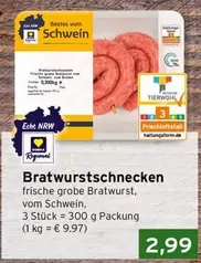 Bratwurstschnecken