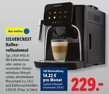 Kaffee-vollautomat Typ "SKVA 1450 A"