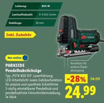 Pendelhubstichsäge Typ "PSTK 800 D3"