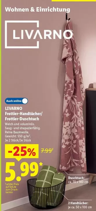 Frottier-Handtücher/Frottier-Duschtuch
