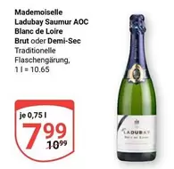 AOC - Saumur  Blanc de Loire Brut oder Demi-Sec Traditionelle Flaschengärung