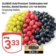 Gold - Premium Tafeltrauben hell kernlos, dunkel kernlos oder rot kernlos