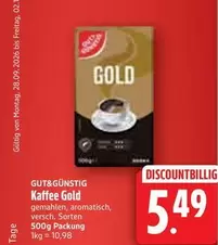 GUT&GÜNSTIG - Kaffe Gold
