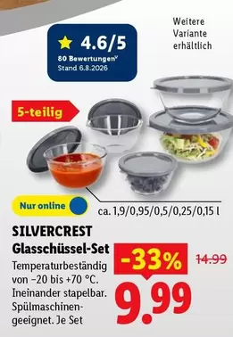 Glasschüssel-Set