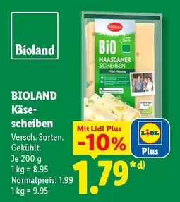 Bio - Käse-scheiben