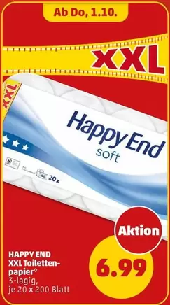 Happy - XXL Toilettenpapier 3-lagig