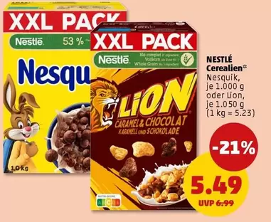 Nestlé - Nesquik, oder Lion Caramel & Chocolat
