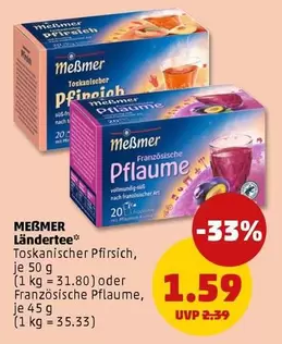 Ländertee Toskanischer Pfirsich, Französische Pflaume