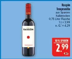 Tempranillo aus Spanien halbtrocken