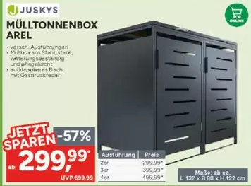 MÜLLTONNENBOX AREL