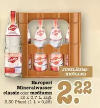 Mineralwasser classic oder medium