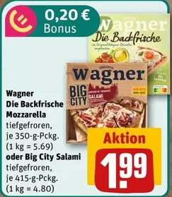 Die Backfrische Mozzarella oder Big City Salami