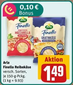 Finello Reibekäse versch. Sorten