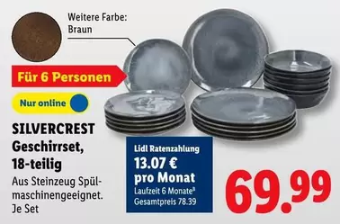 Braun - Geschirrset, 18-teilig