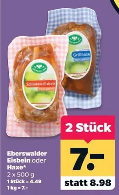 Eisbein oder Haxe