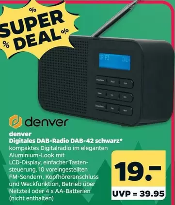 Digitales DAB-Radio DAB-42