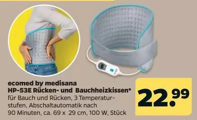 HP-53E Rücken- und Bauchheizkissen