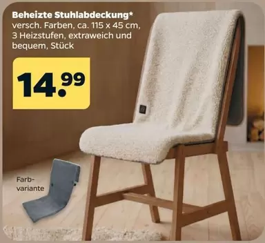 Beheizte Stuhlabdeckung