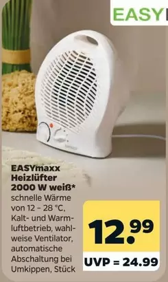 Wahl - Heizlüfter 2000 W weiß