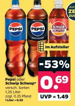 Pepsi - oder Schwip Schwap