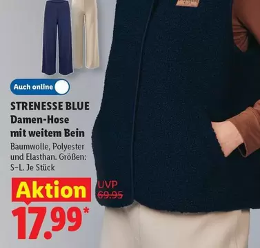 Damen-Hose mit weitem Bein