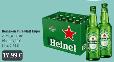 Heineken - Pure Malt Lager