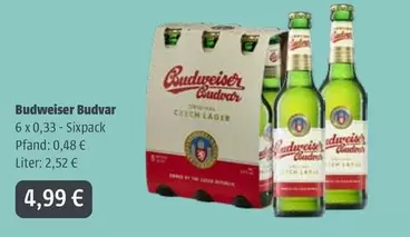 Budweiser - Budvar Czech Lager