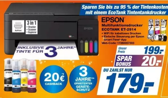 Epson - Multifunktionsdrucker ECOTANK ET-2814