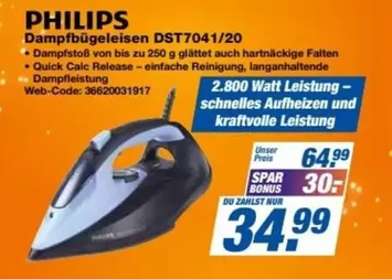 Philips - Dampfbügeleisen DST7041/20
