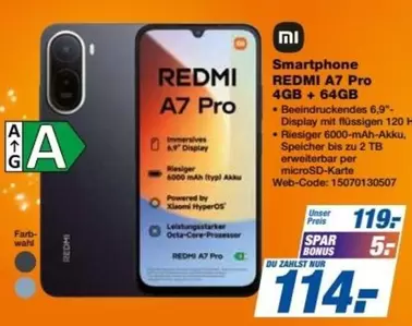 Xiaomi - Smartphone REDMI A7 Pro 4GB + 64GB